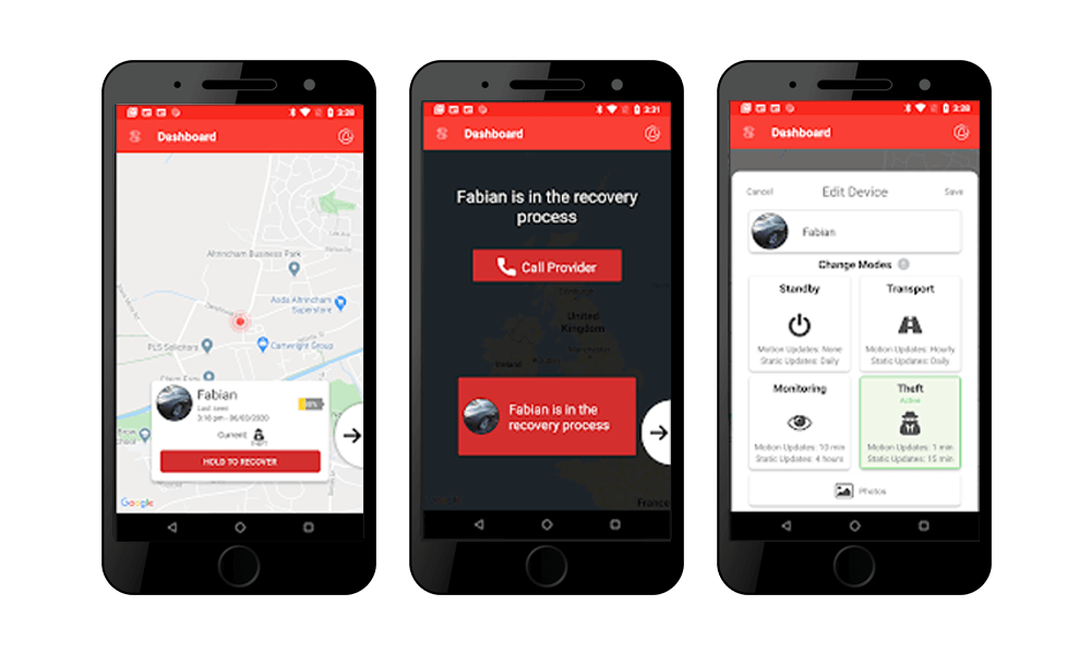 Project Taken Application mobile app